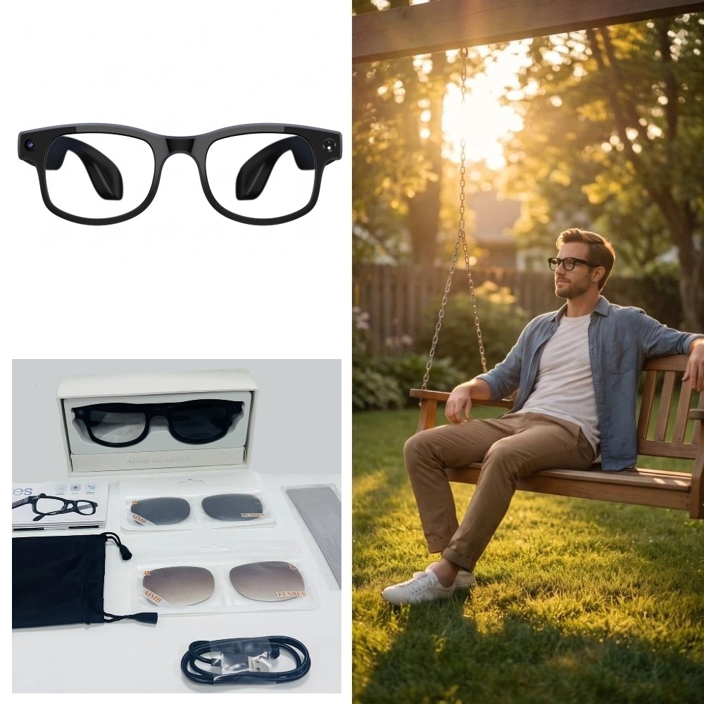 Photography Of Lighting - 2 in 1 AI Smart Glasses