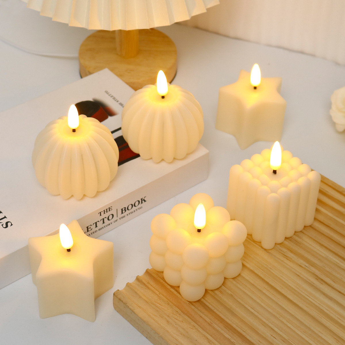 Led Candle  Cube for Wedding,  - Photography Of Lighting 评论和价格