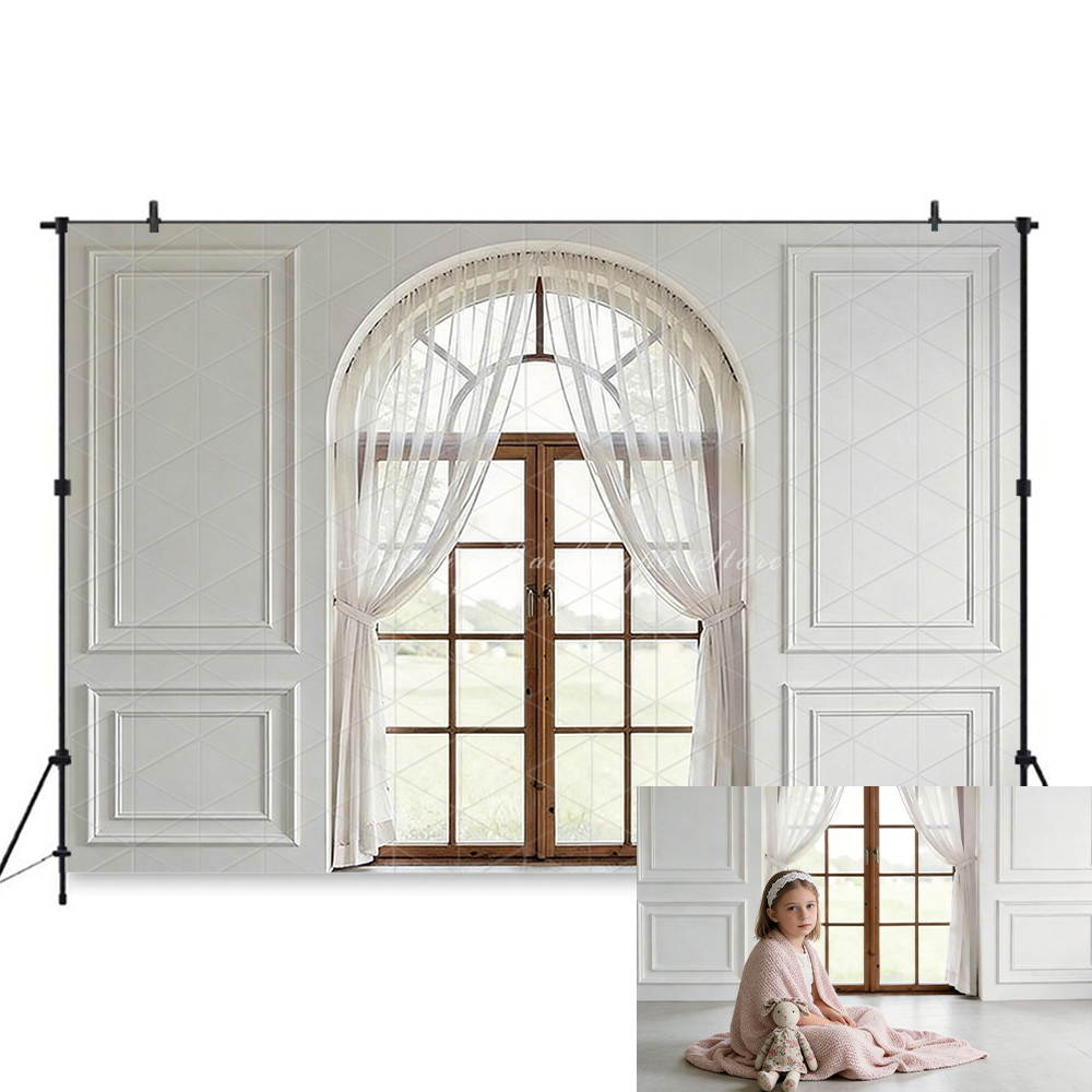 Sheer Curtain Window Light Bac - Photography Lighting White Background 评论和价格