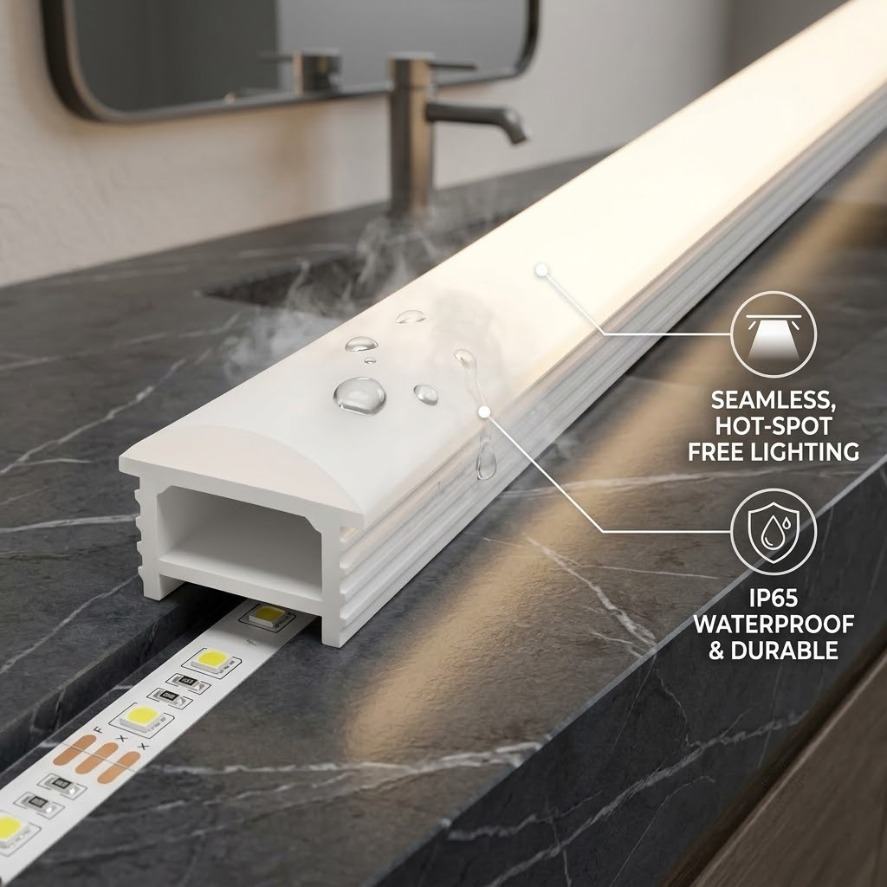 WS2811 WS2812B IP65 Waterproof - Diffusion Material Roll 评论和价格