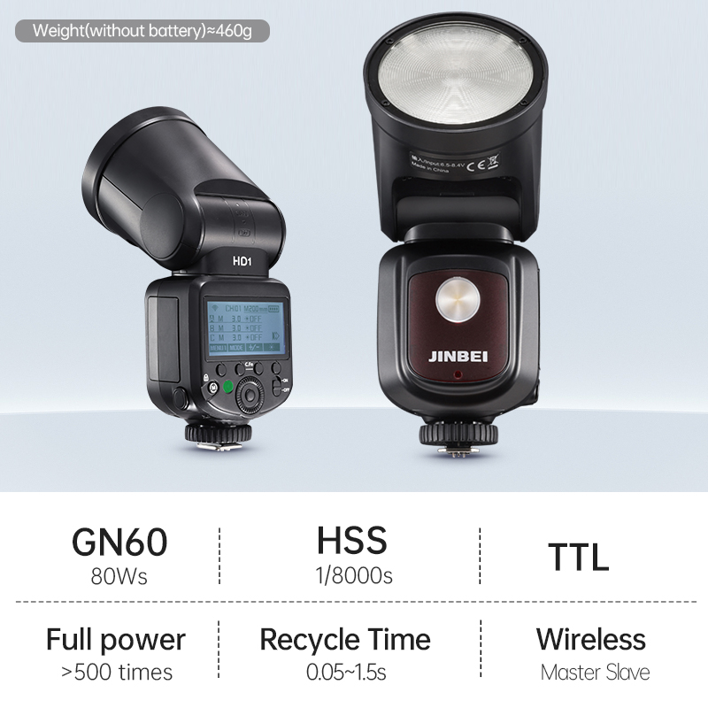 JINBEI HD-1Round-head HSS Spee - Photography Of Lighting 评论和价格
