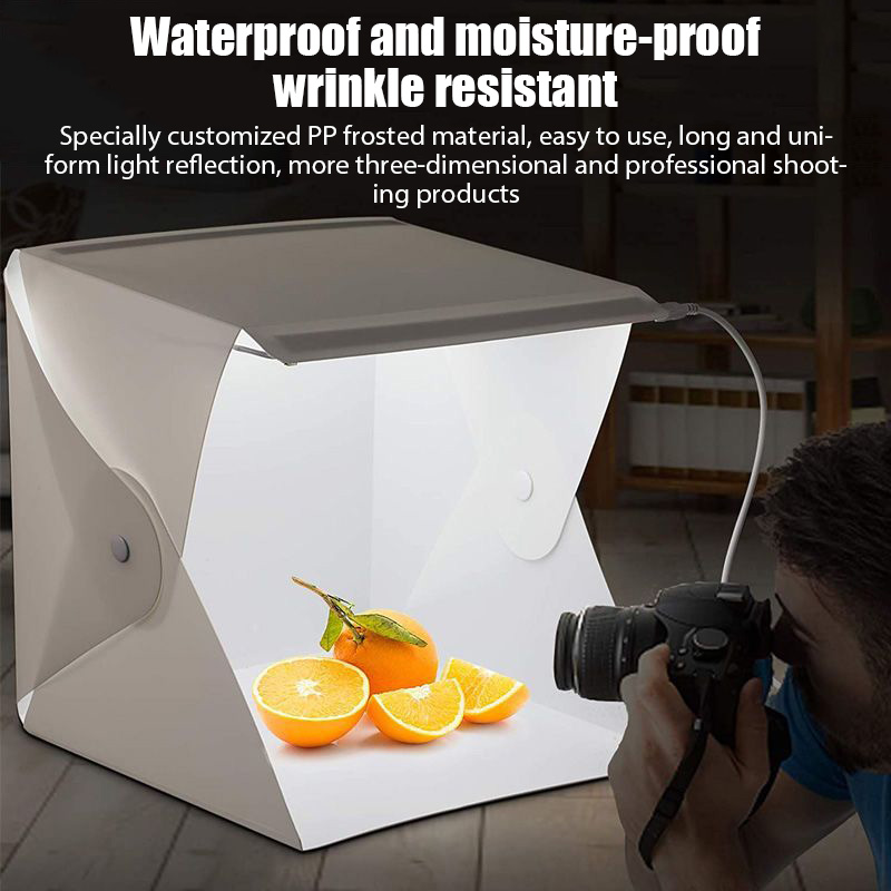 Portable Folding Photobox Phot - Photography Lighting Kit With Backdrop 评论和价格