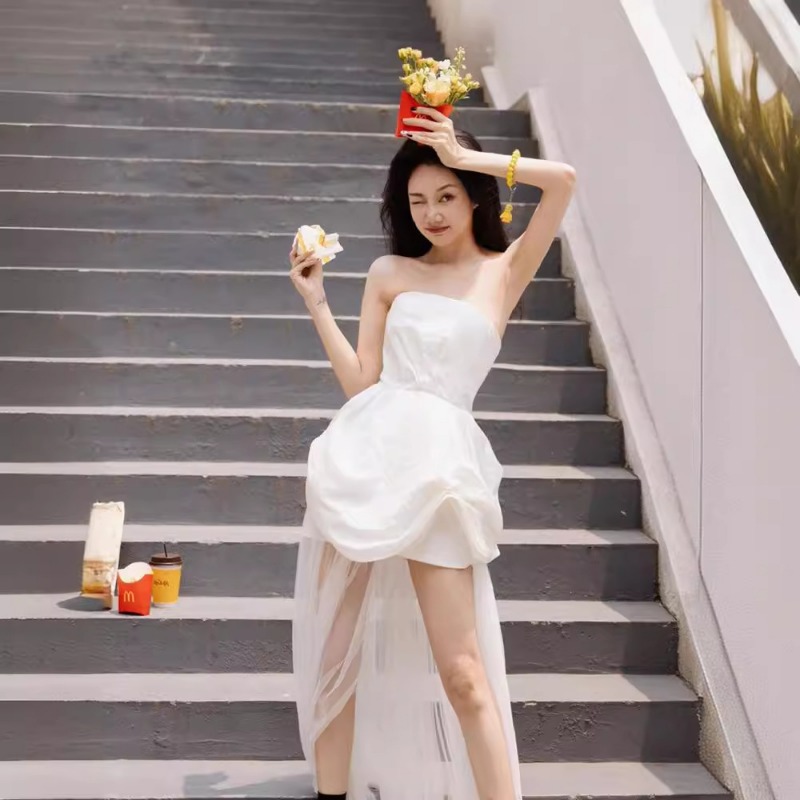 French White Strapless Morning - Photography Of Lighting 评论和价格