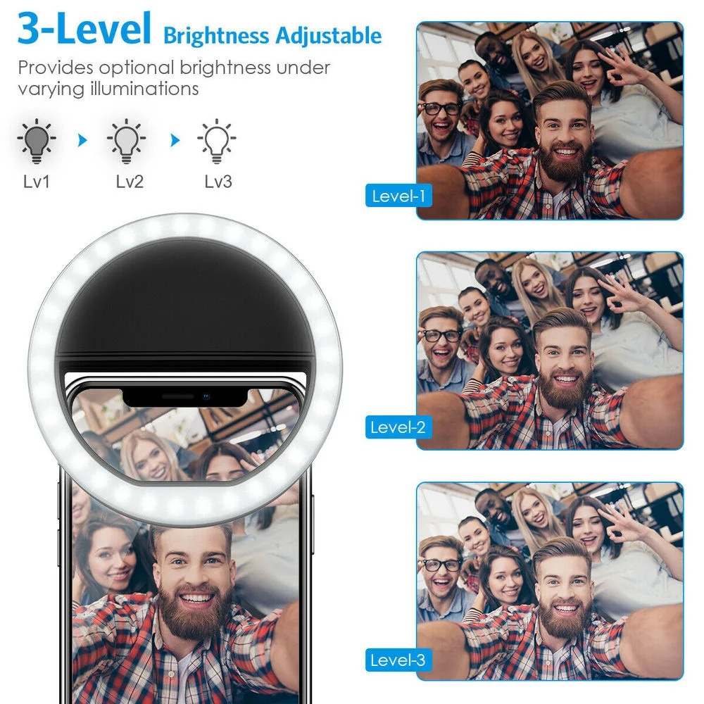 LED Selfie Fill Light USB Char - Photography Of Lighting 评论和价格