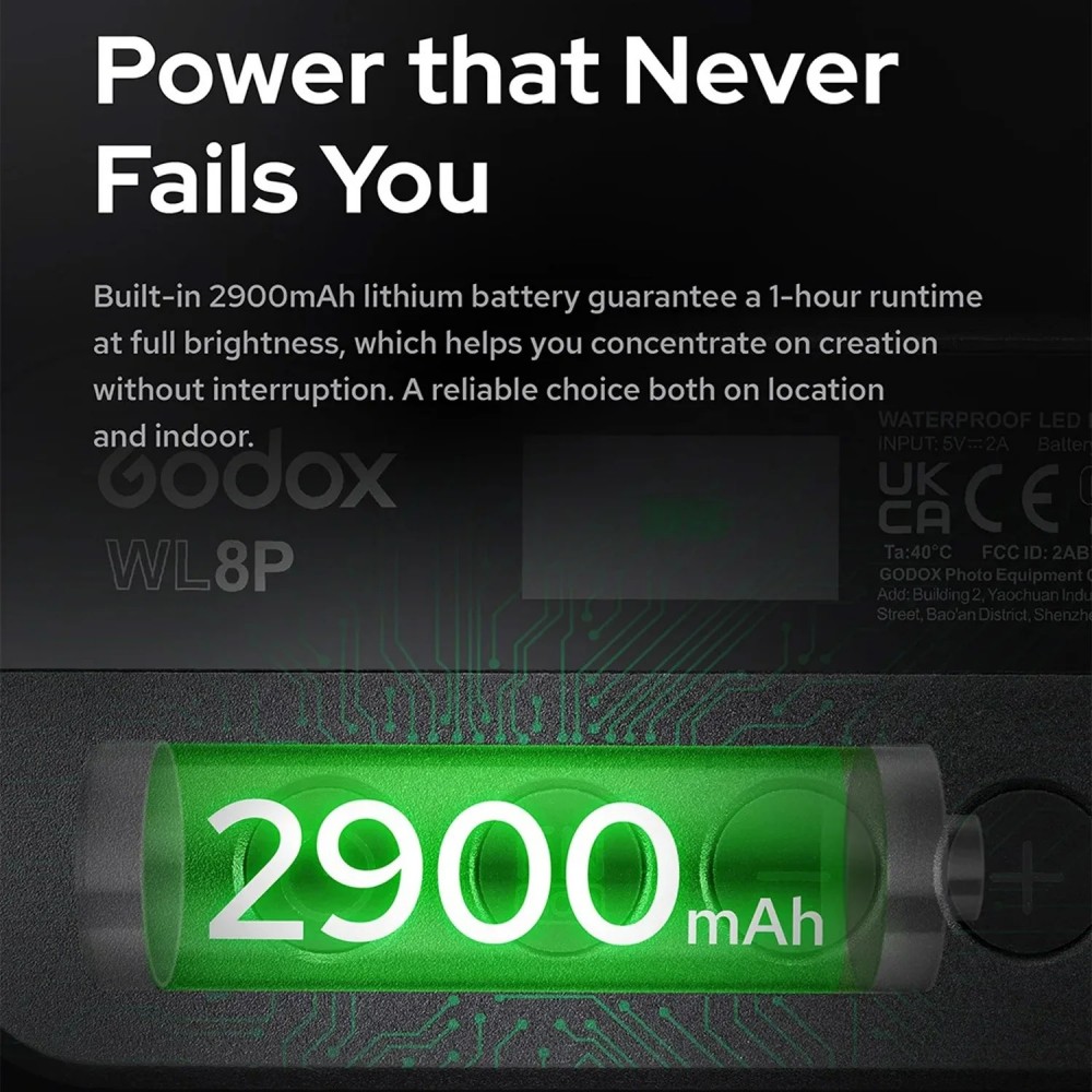 Godox WL8P RGB Waterproof LED  - Photography Lighting Godox 评论和价格
