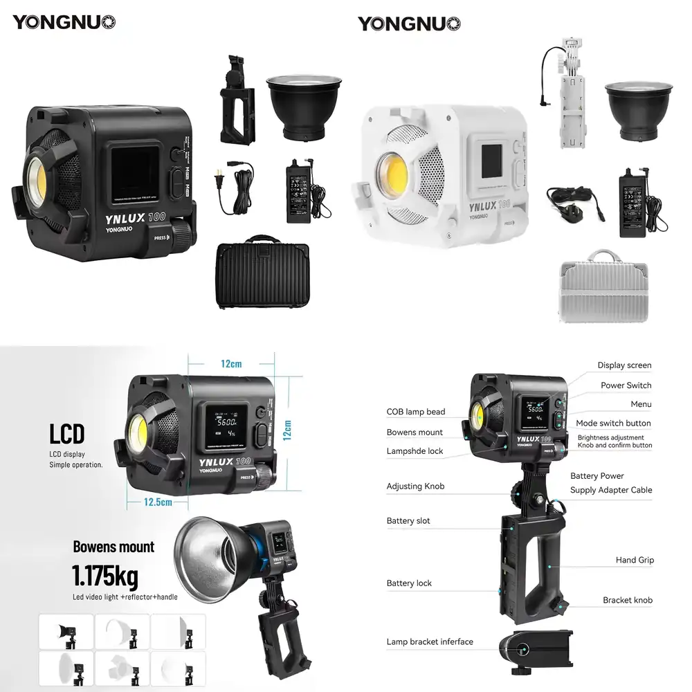 YONGNUO YNLUX100 100W 3200K-56 - Photography Of Lighting 评论和价格