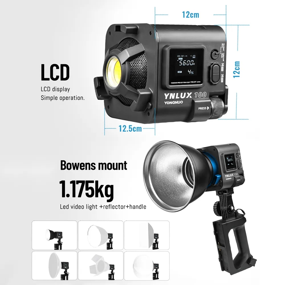 YONGNUO YNLUX100 100W 3200K-56 - Photography Of Lighting 评论和价格