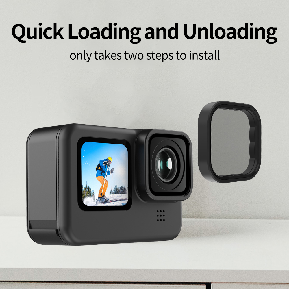 TELESIN GP9 ND8 ND16 ND32 CPL  - Gopro Action Camera Hero 12 Black 评论和价格