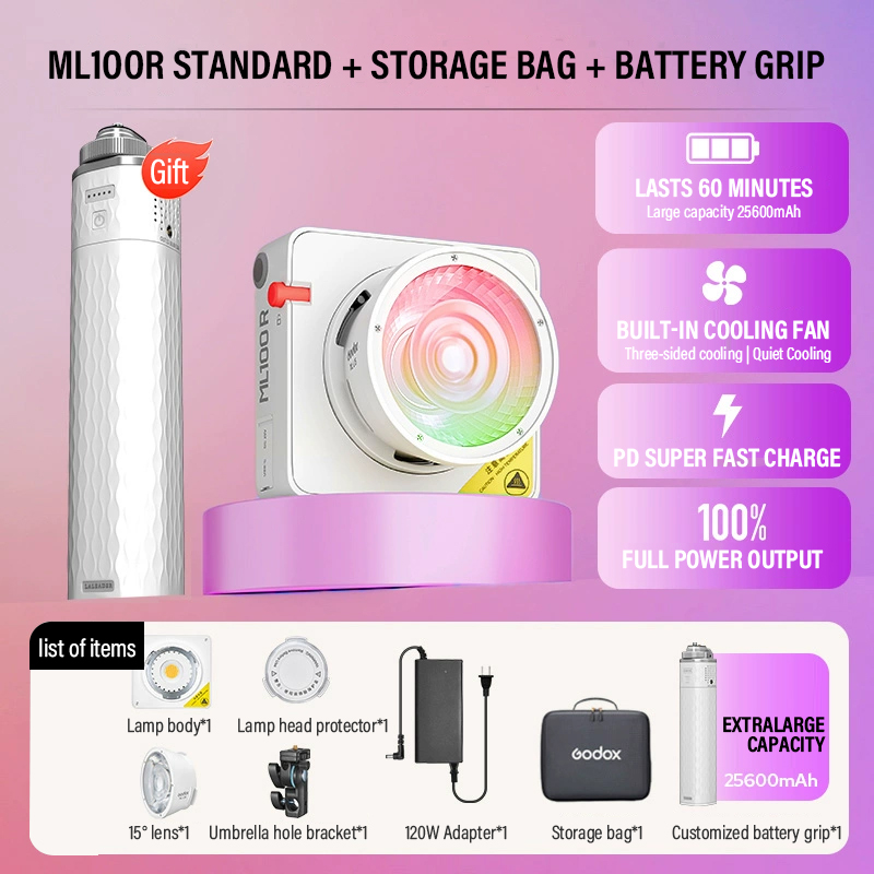 Godox ML100Bi/ML100R Bi-Color  - Photography Lighting Godox 评论和价格