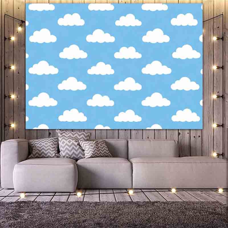 Cartoon Simple Blue Sky White  - Photography Lighting For Portraits 评论和价格