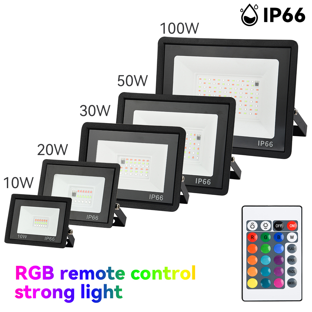 RGB Flood Light 100W 50W 30W 2 - Photography Lighting Uk 评论和价格