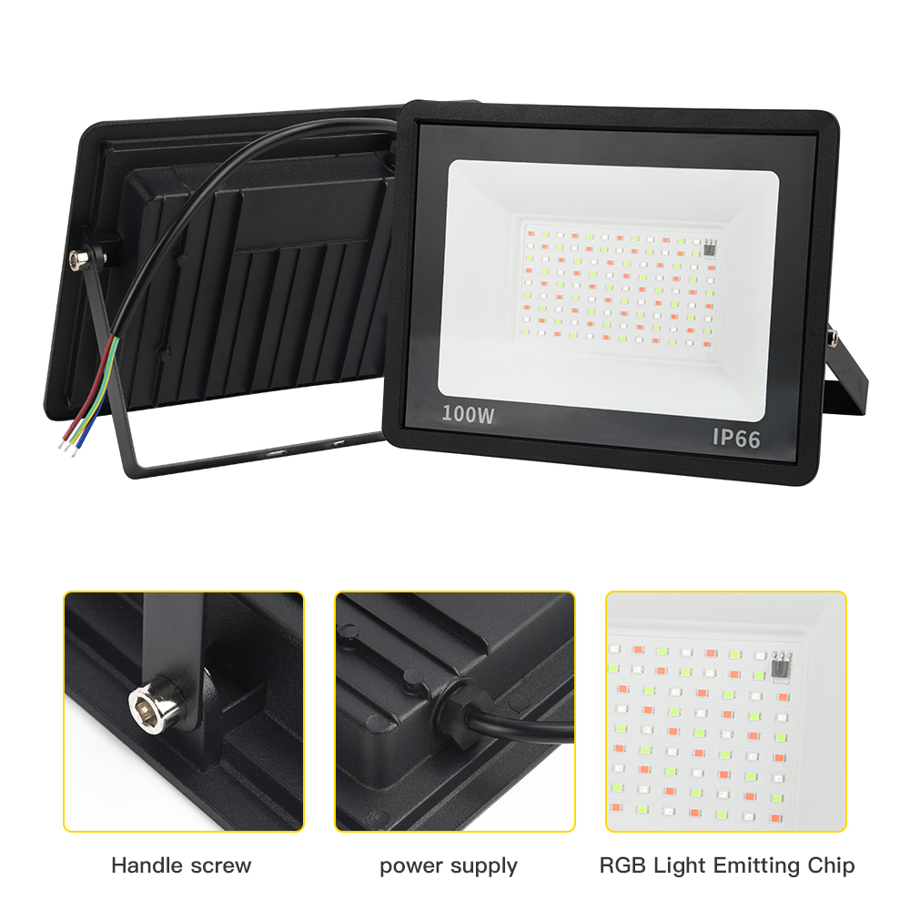 RGB Flood Light 100W 50W 30W 2 - Photography Lighting Uk 评论和价格