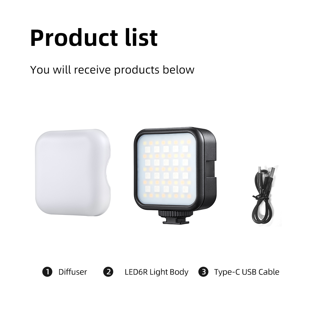 GODOX LED6R LED6Bi RGB/Bi-colo - Photography Lighting Godox 评论和价格