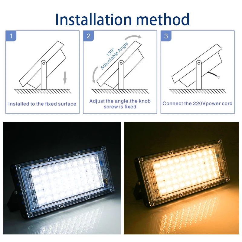 4Pcs/Lot Led Flood Light 50W 1 - Photography Lighting Uk 评论和价格