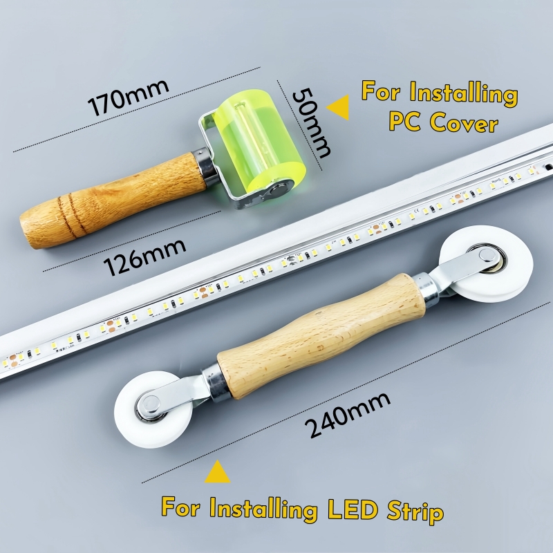 Press Edge Handle Roller LED S - Diffusion Material Roll 评论和价格